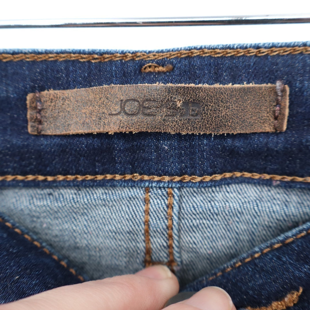 Joe's Flawless The Icon Mid Rise Skinny Ankle Jeans Womens 25 Blue Denim Stretch
