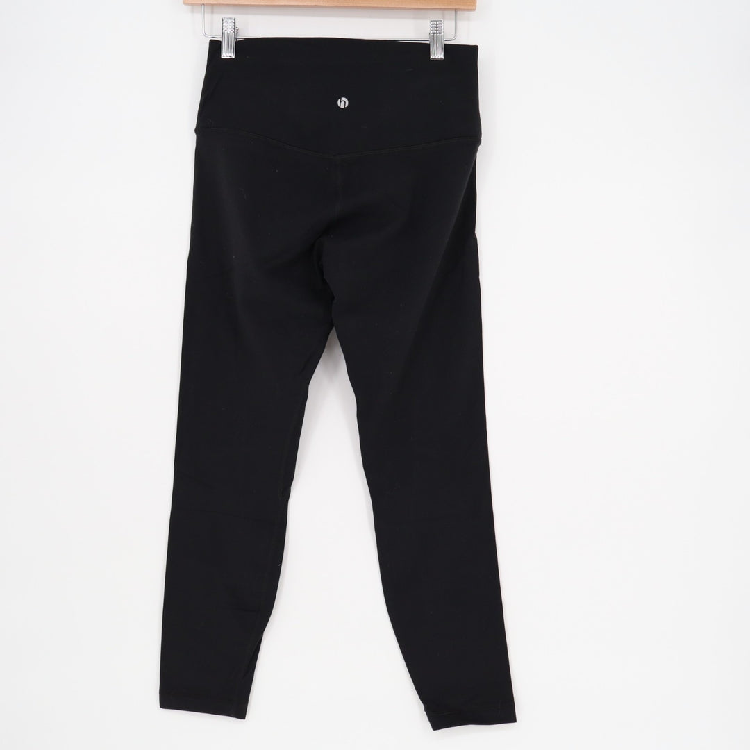 HeyNuts Leggings Women 26 Black Performance Running High Waisted Yoga Skinny Leg