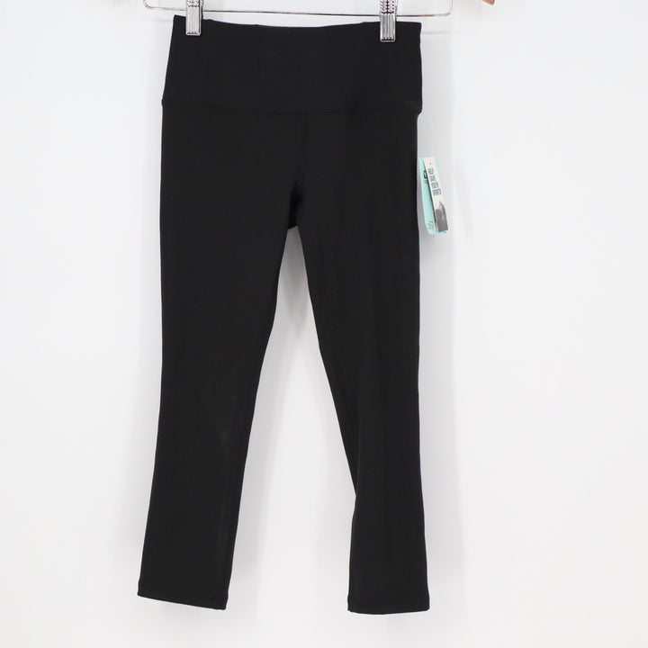DSG Womens Momentum Capri Leggings Pure Black Size 2XS