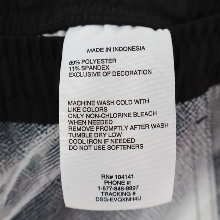 DSG Boys Agility Short Pure White AI Formation Abstract Print Size L 14-16 NEW