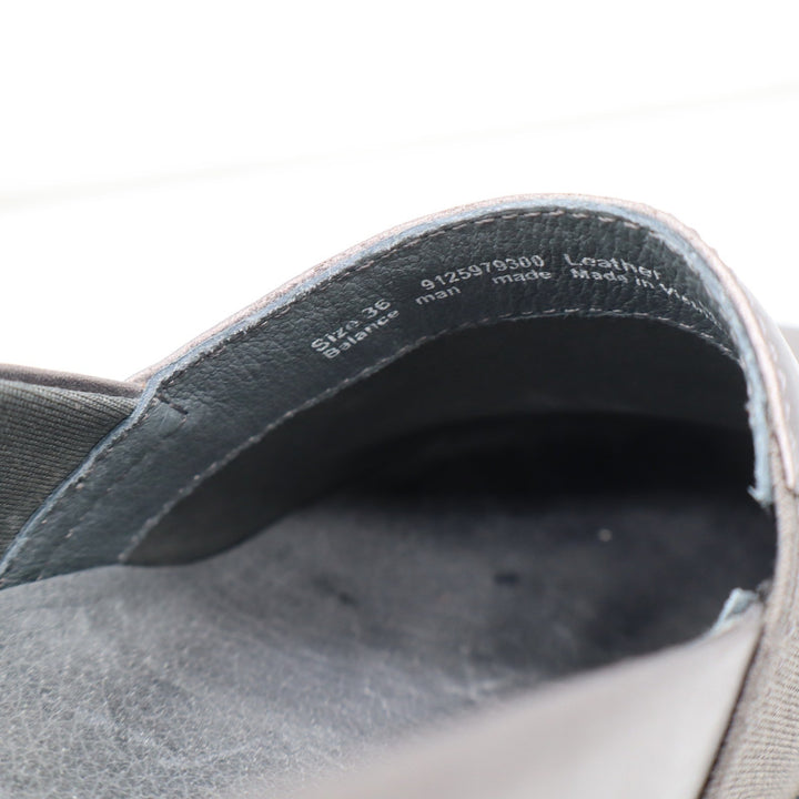 Dansko Fawna Pewter Metallic Leather Slip On Wedge Shoes Womens Size 36