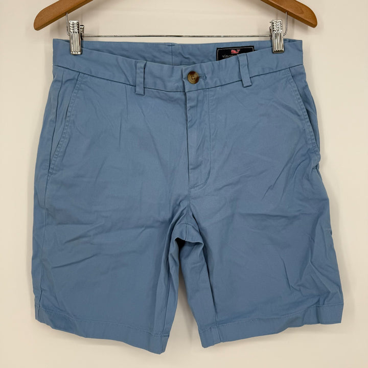 Vineyard Vines by Shep & ian Chino Shorts Mens 30 Blue Cotton Stretch Classic