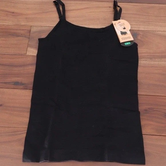 Shapermint Essentials All Day Every Day Scoop Neck Cami Small Black Shapewear