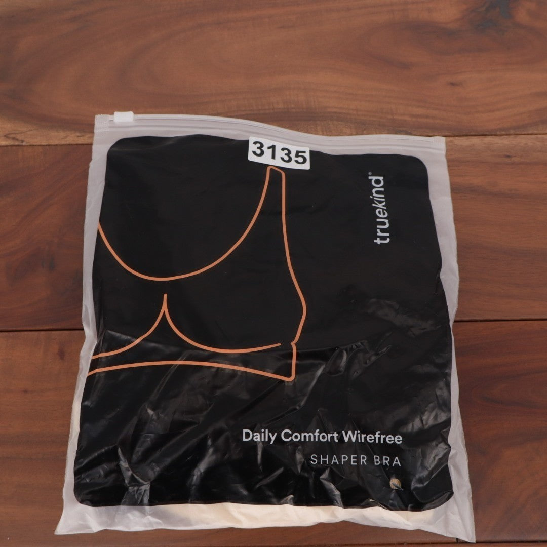 Truekind Daily Comfort Wireless Shaper Bra Womens L Chai Stretch Dig Free Straps
