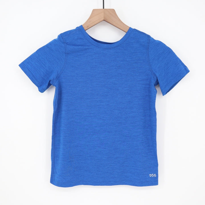 DSG Boys Movement Tee Team Royal Blue Heather Short Sleeve Shirt XS 6-7 NWT