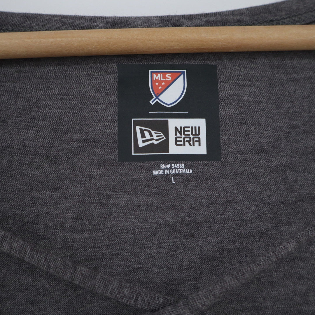 New Era San Jose Earthquakes MLS Tank Top Womens Large Gray Strappy Criss Cross