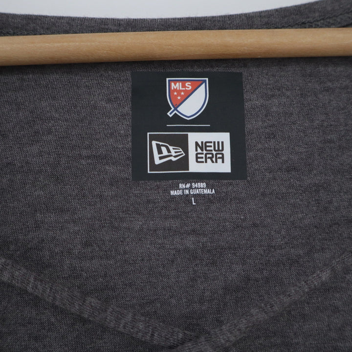 New Era San Jose Earthquakes MLS Tank Top Womens Large Gray Strappy Criss Cross