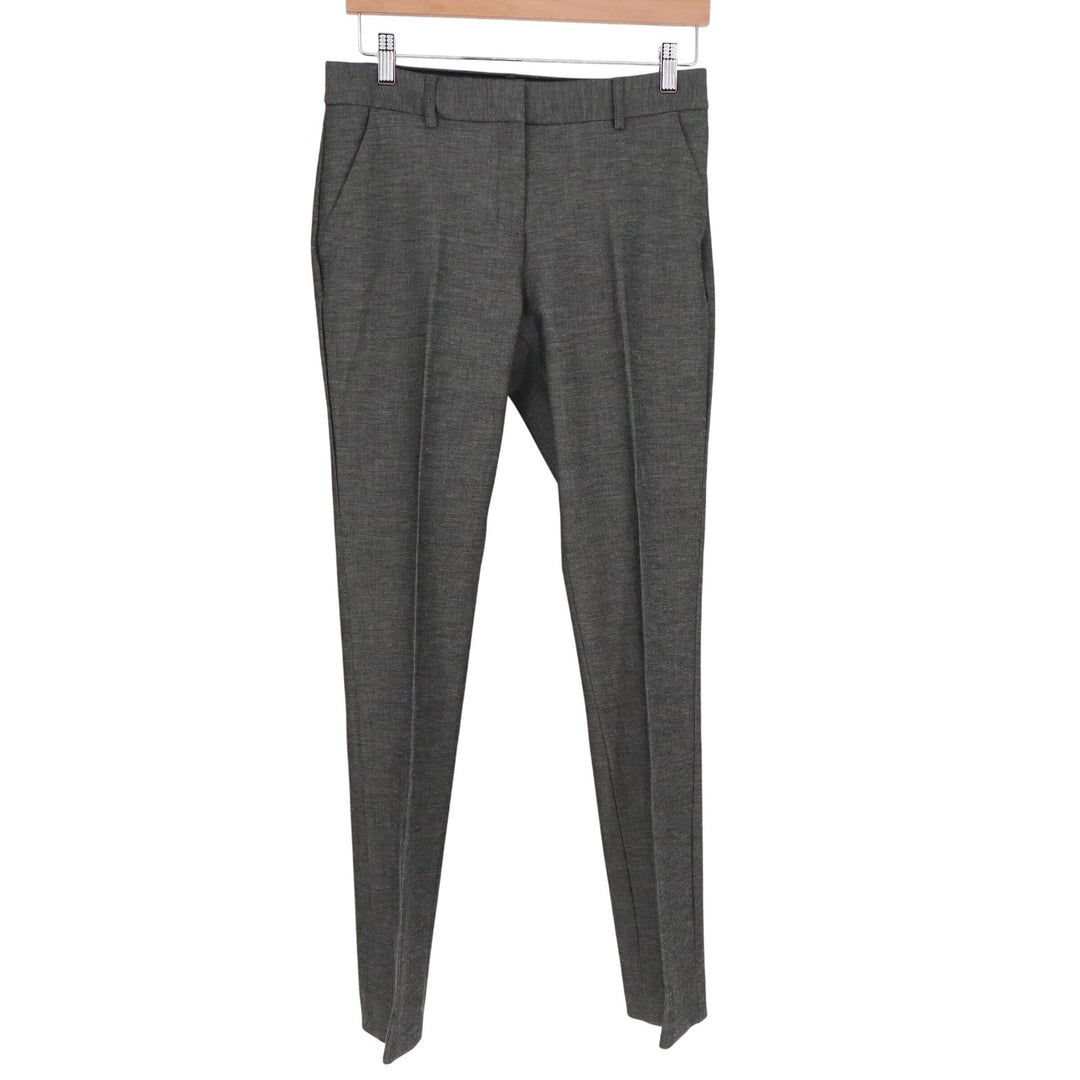 Express Columnist Slim Leg Dress Pants Charcoal Gray Heathered Size 6R