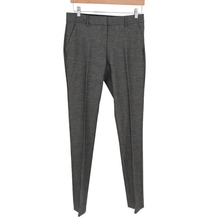 Express Columnist Slim Leg Dress Pants Charcoal Gray Heathered Size 6R