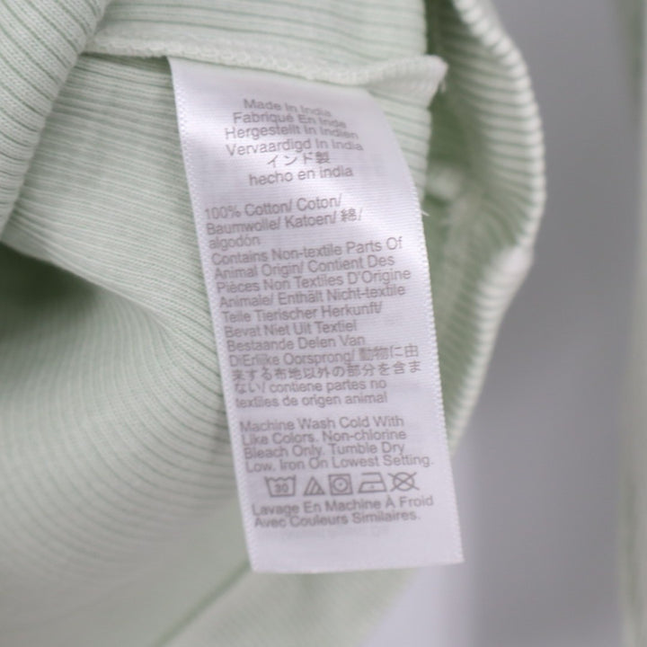 Madewell Cardigan Sweater Womens XL Lime Green Knit Cotton Ribbed Long Sleeve