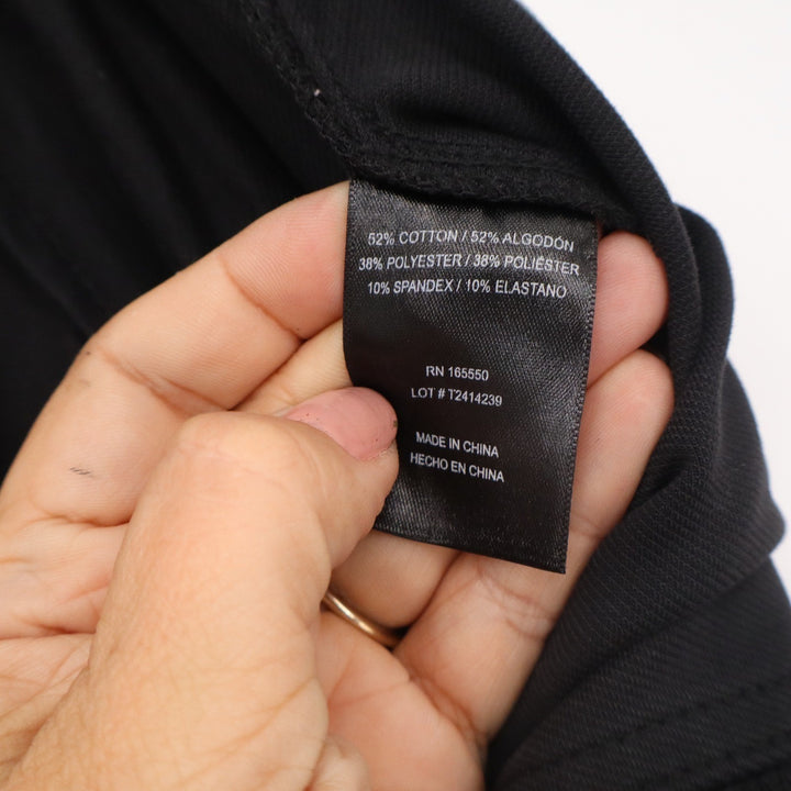 32 Degrees Heat Mens Small Black Stretch Utility Pants Elastic Waist