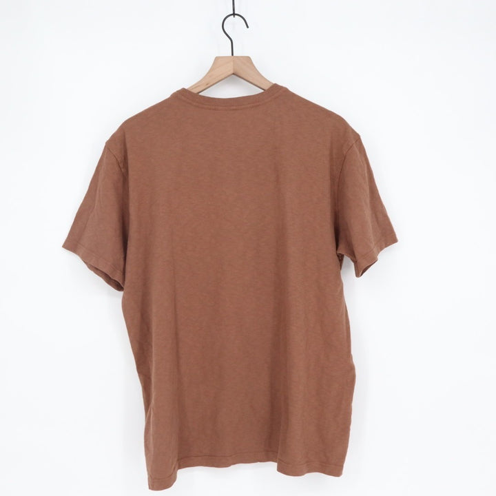American Giant Premium Slub T-Shirt Mens L Soft Silt Cotton V-Neck Short Sleeve