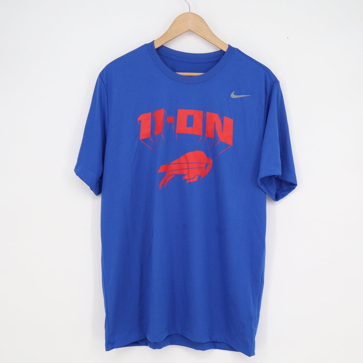 Nike Buffalo Bills 11-ON Dri-FIT Training Shirt Blue Mens Large NWT