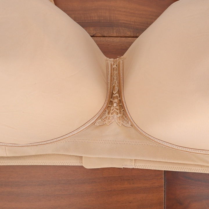 Vanity Fair Full Figure Beauty Back Smoother Wireless Bra Womens 42DDD Beige