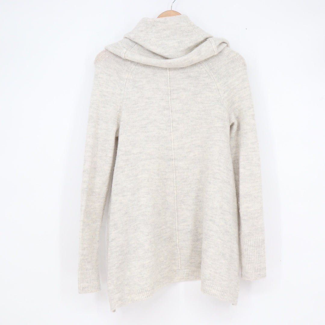 Jessica Simpson Womens XS Cowl Neck Sweater Heather Alpaca Blend Pullover