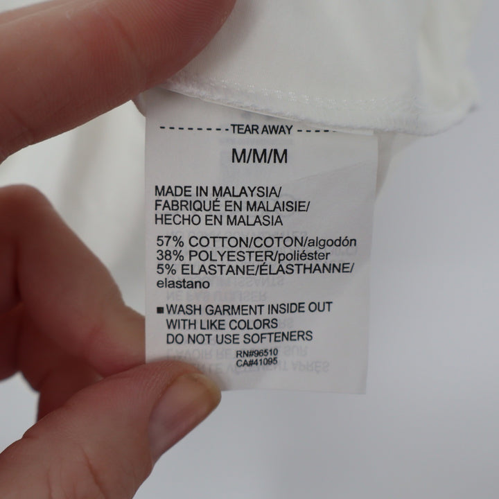 Under Armour Mens 60/40s Evol Logo SS T-Shirt White Size Medium NEW