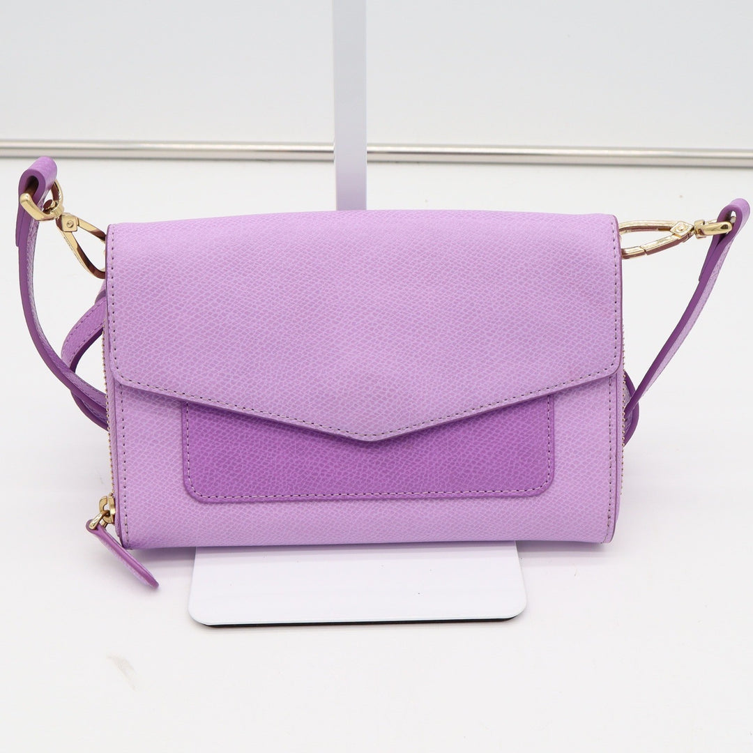 Vera Bradley RFID All in One Crossbody Bag Lavender Purple Faux Leather Wallet