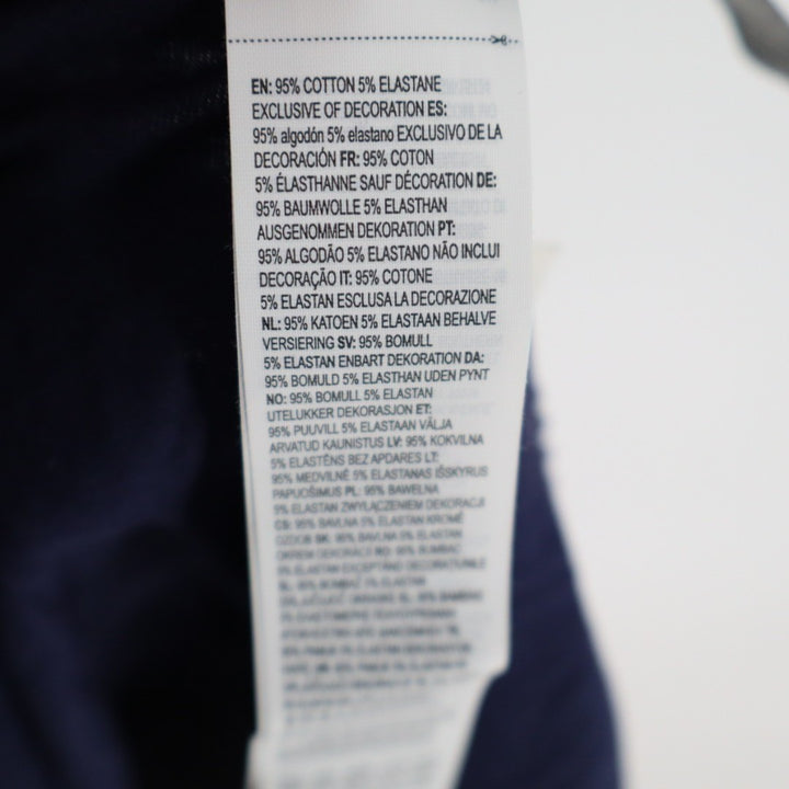 Lauren Ralph Lauren Camisole Top Womens Medium Navy Stretch Scoop Neck Pullover