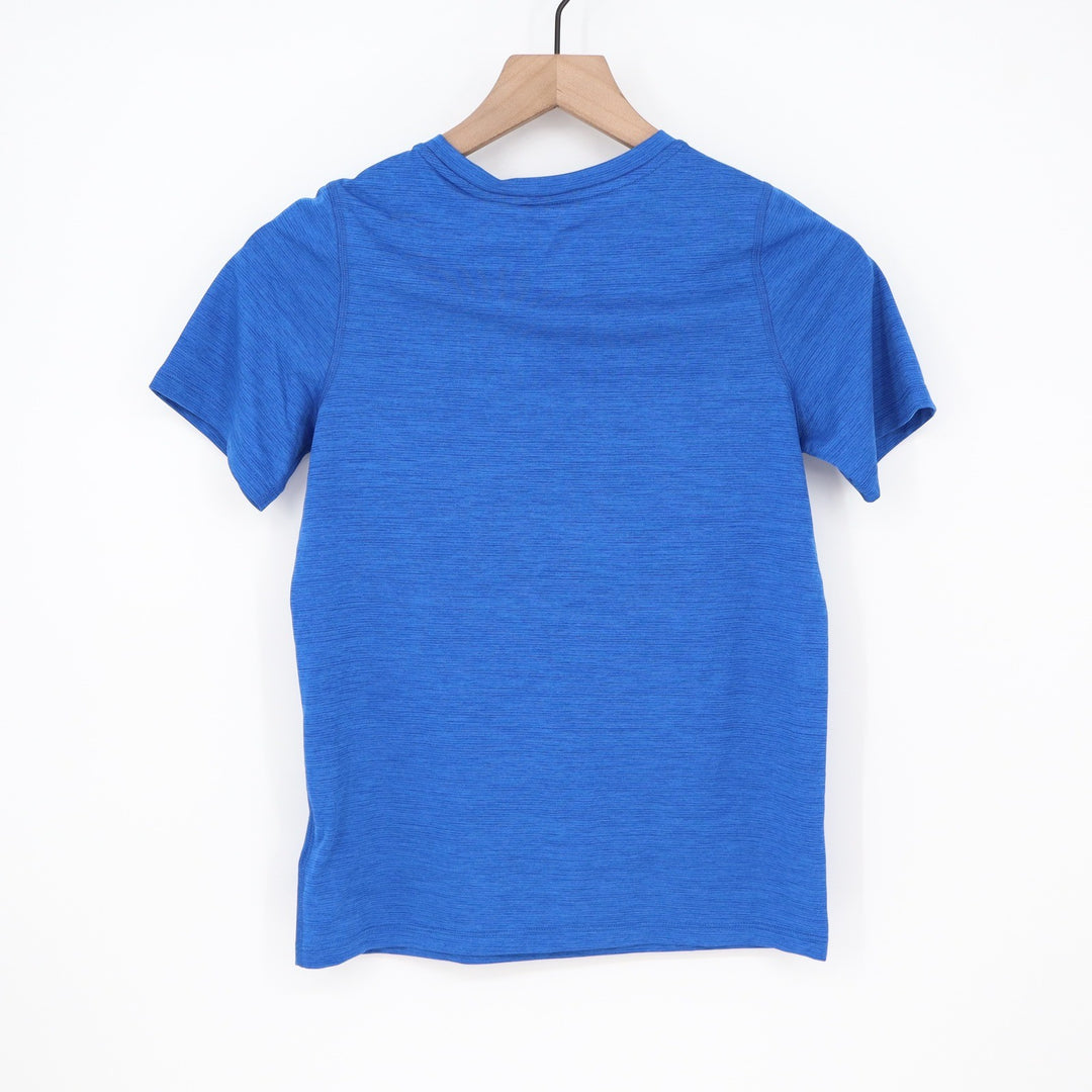DSG Boys Movement Tee Team Royal Blue Heather Short Sleeve Shirt Size M 10-12