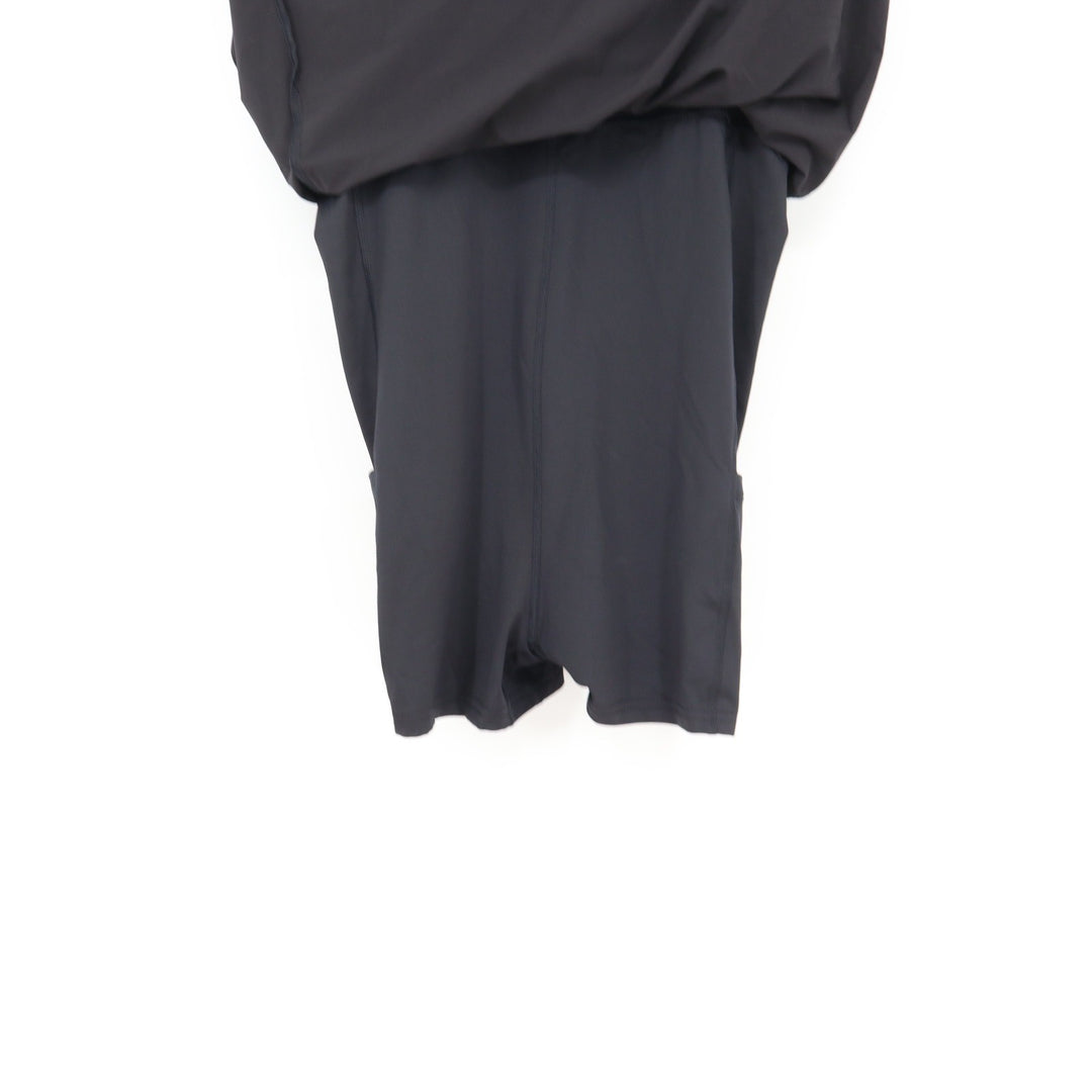 All in Motion Black Athletic Exercise Dress Built-in Shorts Pocket Large L