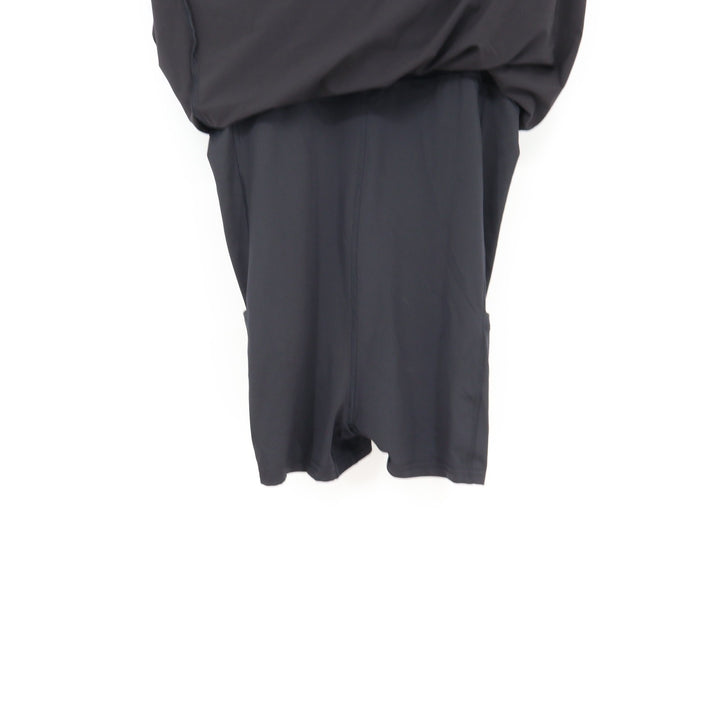 All in Motion Black Athletic Exercise Dress Built-in Shorts Pocket Large L
