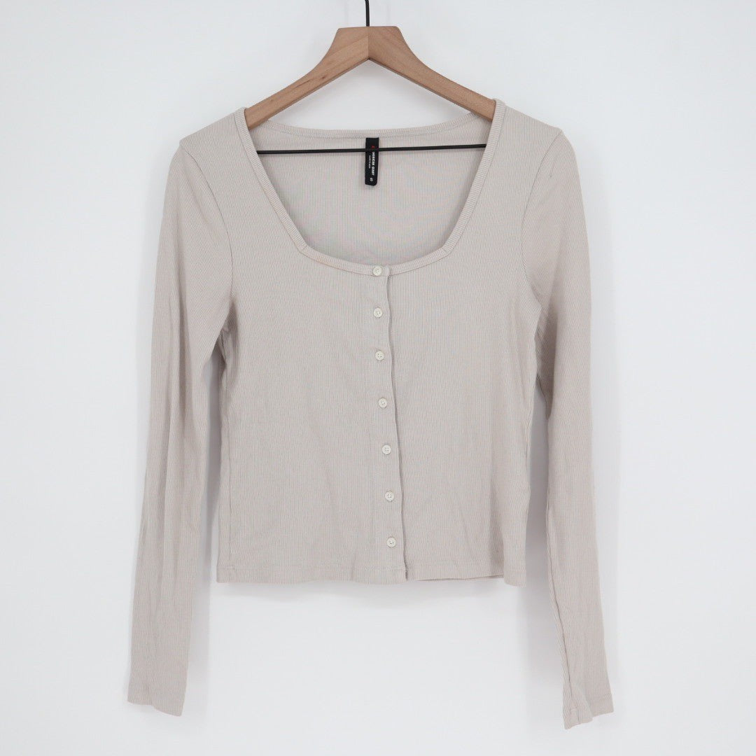 American Giant Women's Lue Rib Square Neck Cardigan Size S