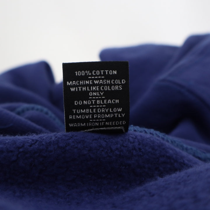 American Giant Classic Hoodie Men XL Blue Full Zip Cotton Fleece Long Sleeve