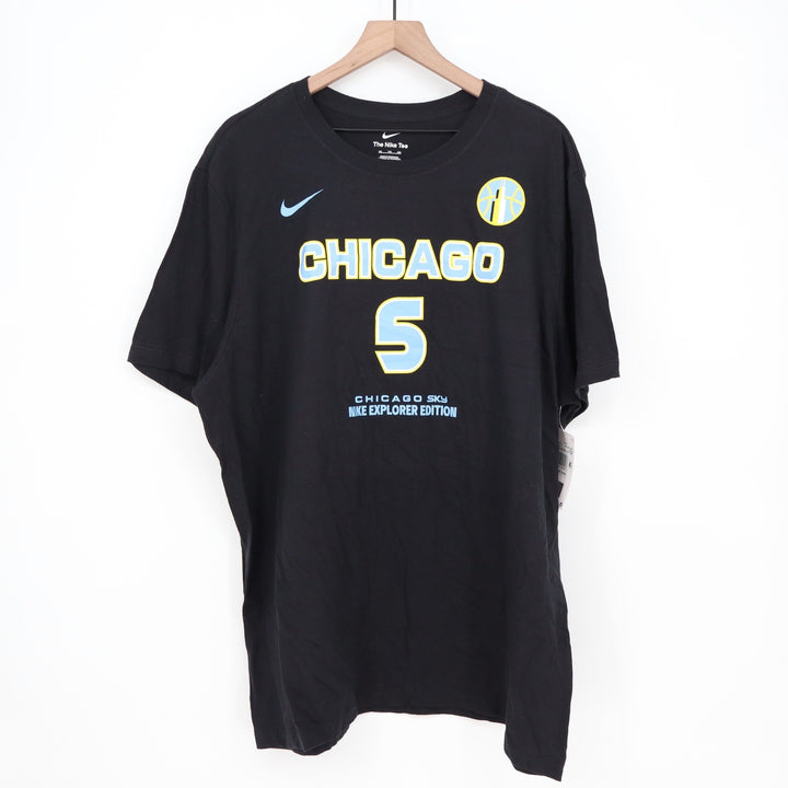 Nike Chicago Sky Angel Reese 5 Explorer Edition Black T-Shirt Mens XXL