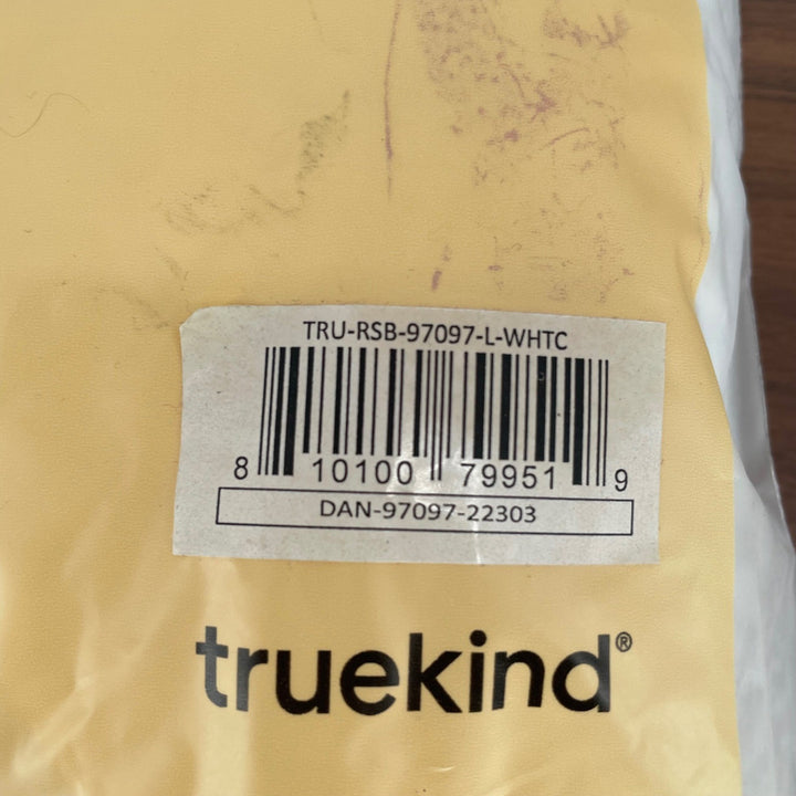 Truekind Reactive Sport Bra White Racerback Medium High Support Activewear
