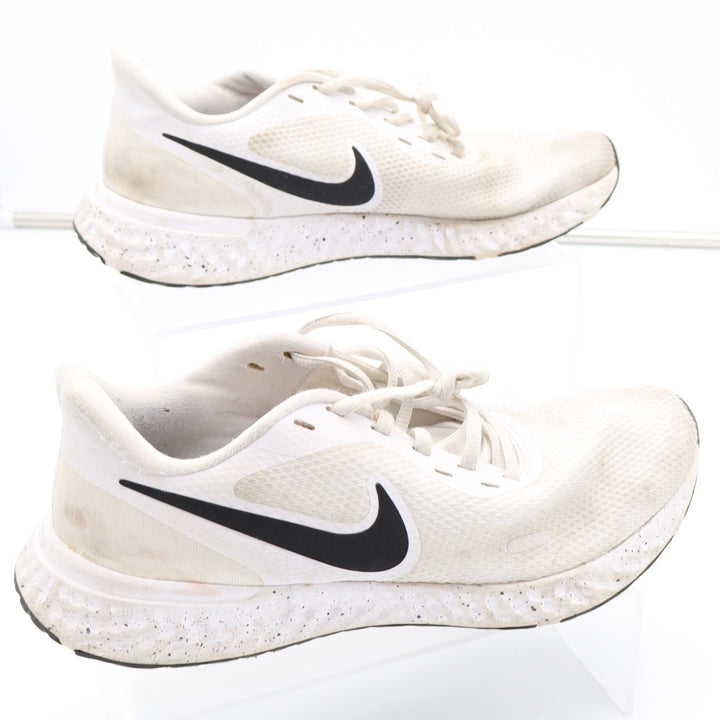Nike Revolution 5 Running Shoes White Black DJ6009-100 Size 9