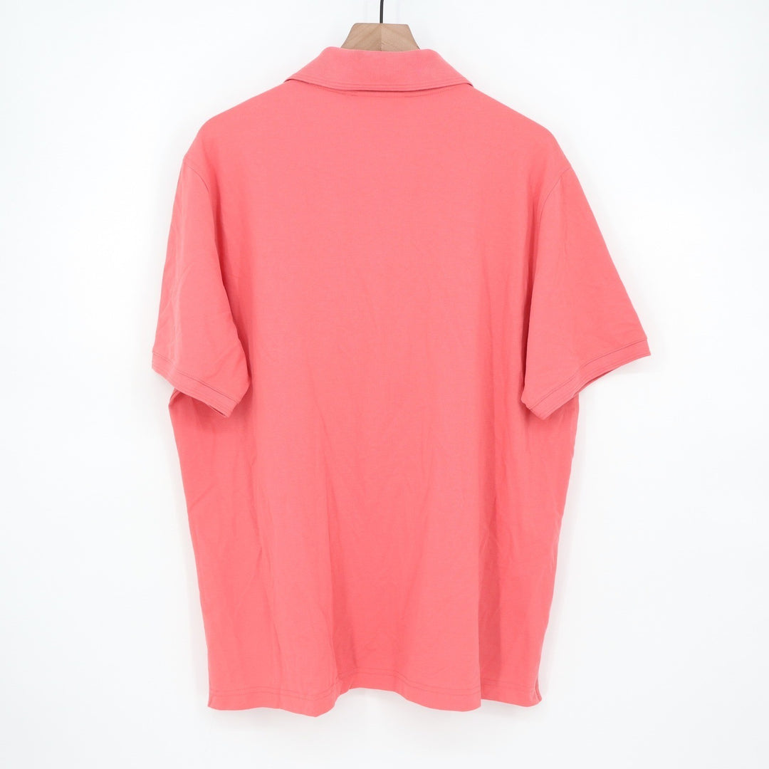 Walter Hagen Clubhouse Solid Pique Polo Mens XL Pink Rouge Short Sleeve