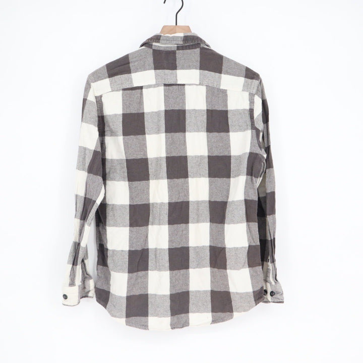 Sonoma Goods For Life Mens Modern Fit Plaid Flannel Shirt Size M