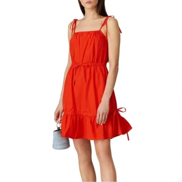 Chinti & Parker Red Tie Waist Dress Size 2