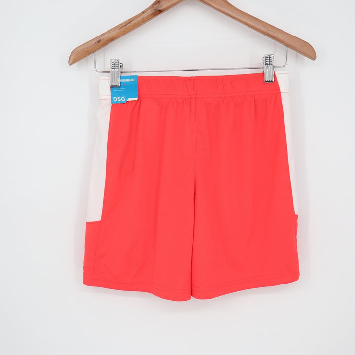 DSG Boys All Sport Shorts Cabana Coral White L 14-16