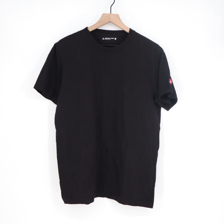American Giant Classic Black Crew Neck T Shirt Made in USA Mens Size Medium
