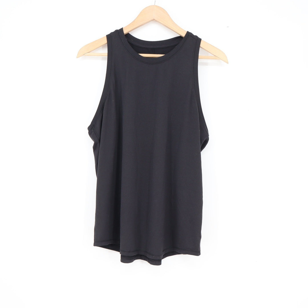 All in Motion Mens Black Activewear Tank Top Sleeveless Crew Neck Size L