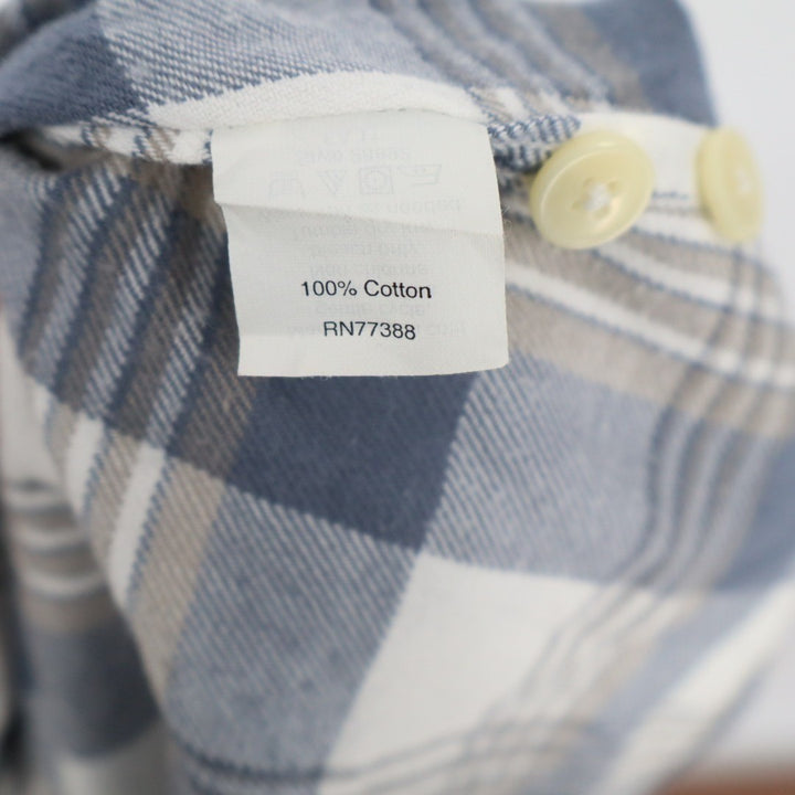 J. Crew Flannel Shirt Mens Large Multicolor Plaid Cotton Casual Wear Button Up