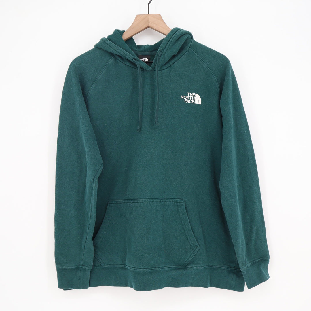 The North Face Hoodie Womens XL Never Stop Exploring Green Graphic Excellent