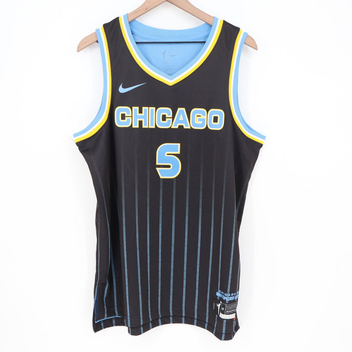 Nike Chicago Sky Angel Reese 5 Explorer Edition Jersey Womens L Black