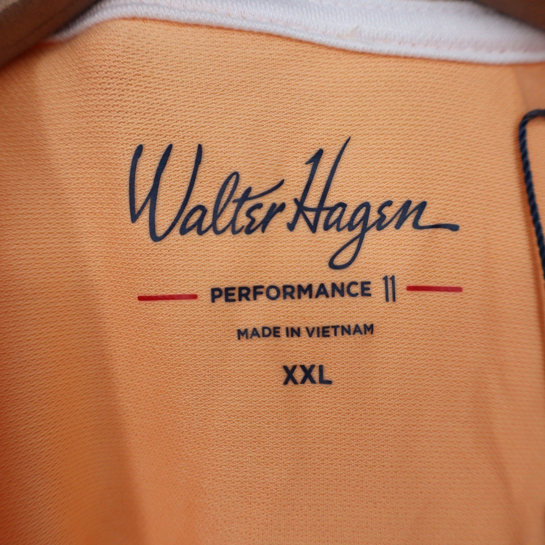 Walter Hagen P11 Sleeveless Johnny Golf Polo Peach Fuzz Womens XXL NEW