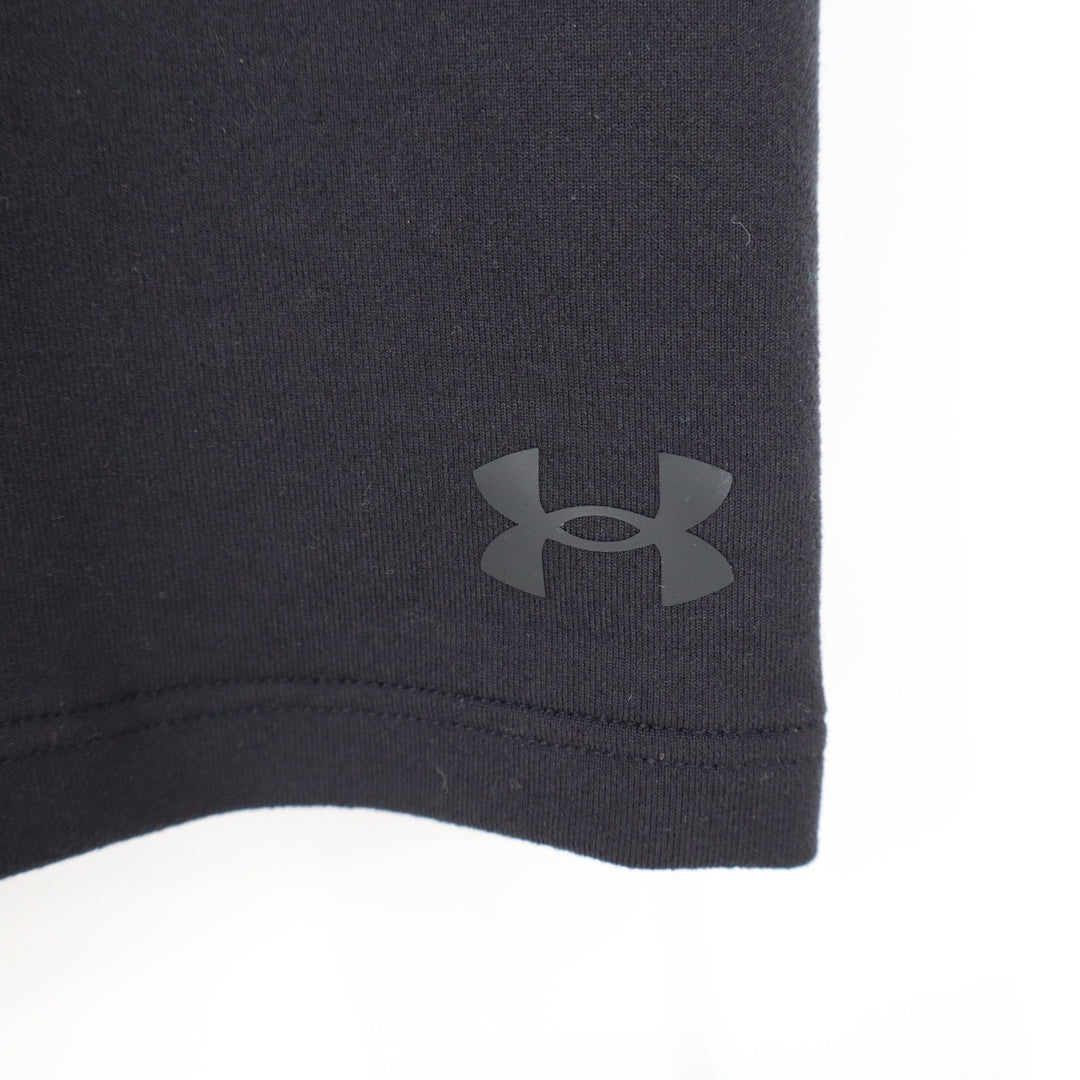 Under Armour Girls Motion Crop Tank Black Fitted Racerback Youth Large YL
