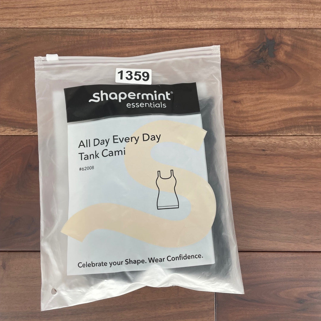Shopermint Essentials All Day Every Day Tank Cami Black Smoothing Shaping L