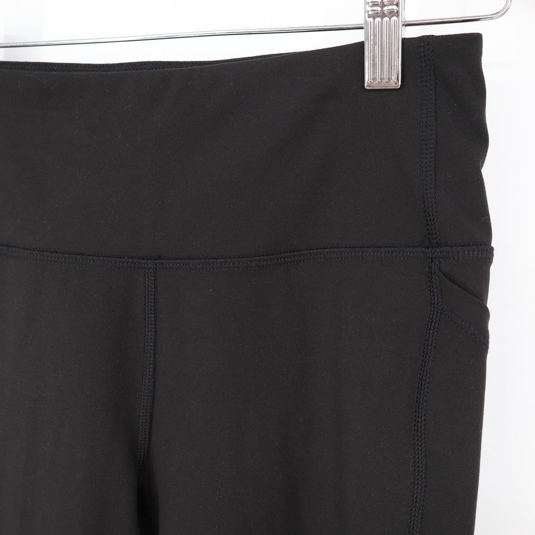 DSG Momentum Crop Womens Small Pure Black High Rise Leggings NEW