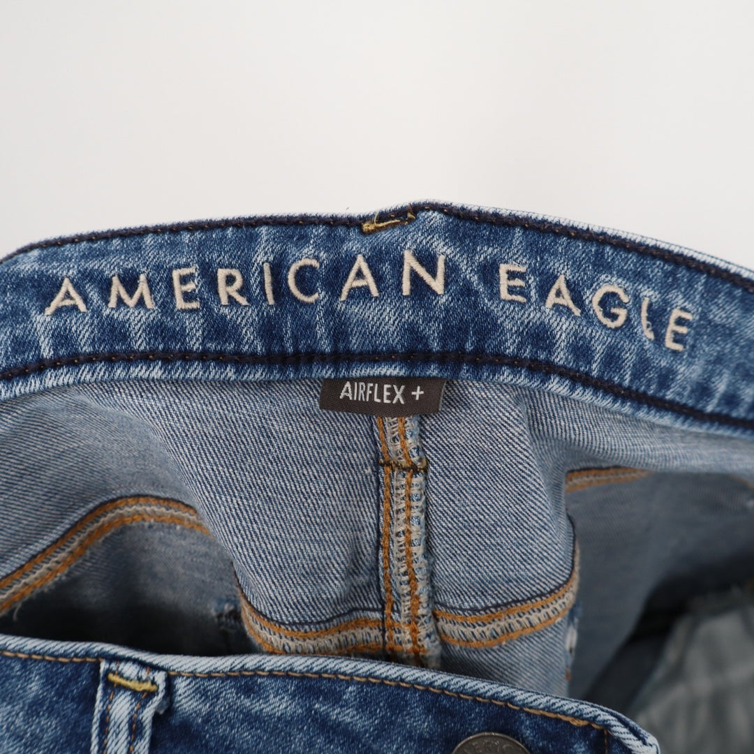 American Eagle Outfitters Jeans Mens 34x34 Blue Denim Cotton Stretch Skinny Leg