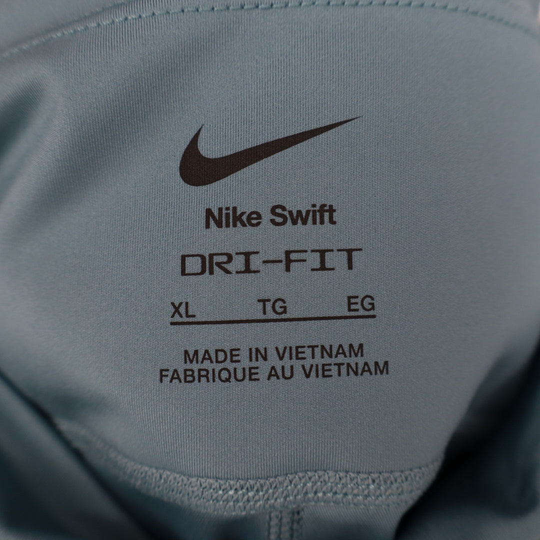 Nike Swift Dri-FIT Womens XL Blue Teal Running Leggings Pockets