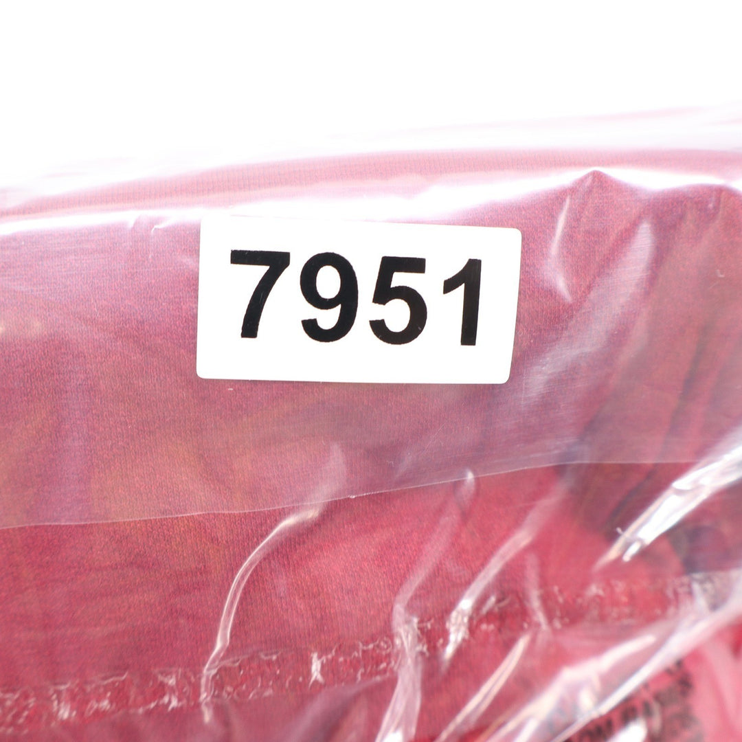 Naked Wardrobe Red Bodycon Maxi Skirt Viscose Spandex Size L Large
