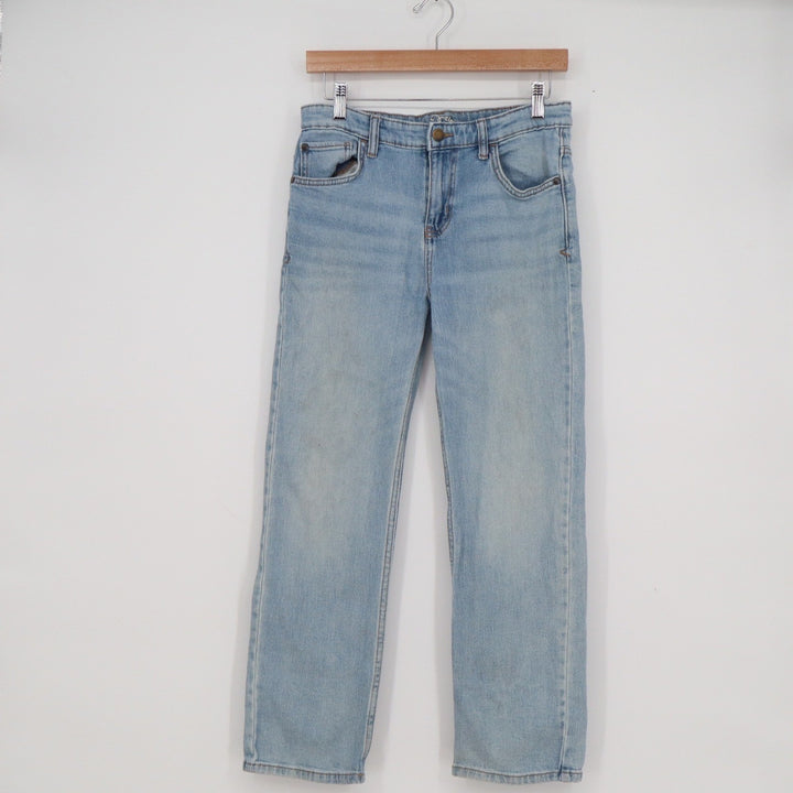 Art Class Boys Relaxed Straight Leg Light Wash Denim Jeans Size 14
