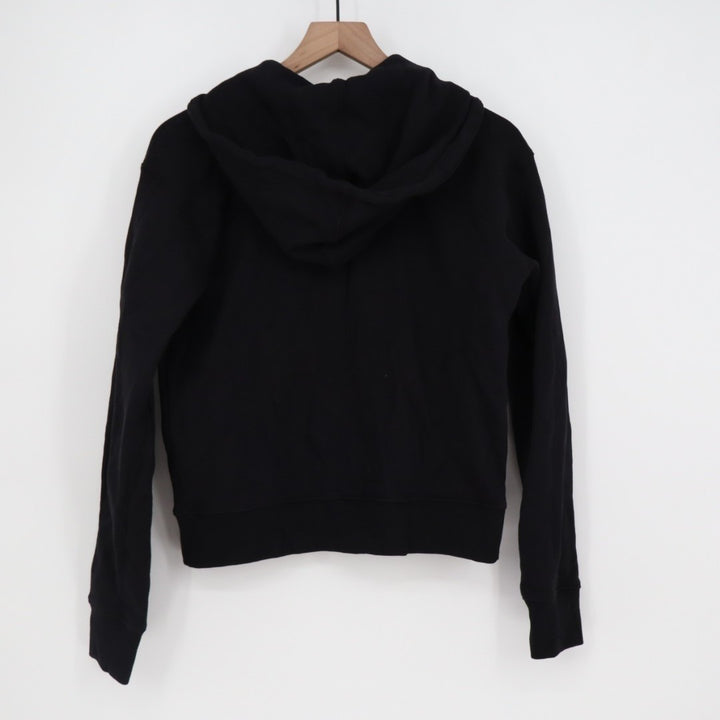 American Giant Hoodie Womens XS Black Full Zip Cotton Fleece Lined Classic Wear