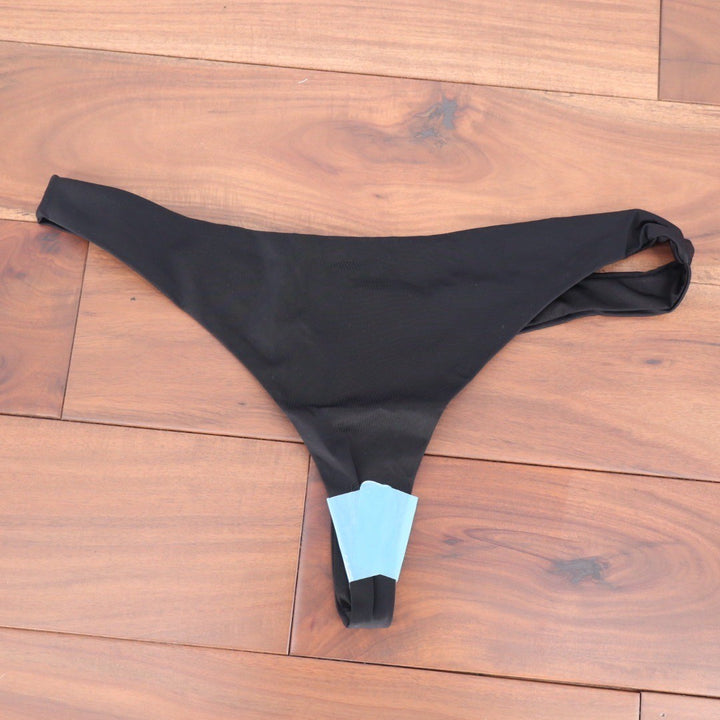 ASOS DESIGN Recycled Mix and Match Thong Bikini Bottom Black UK 14 US 10