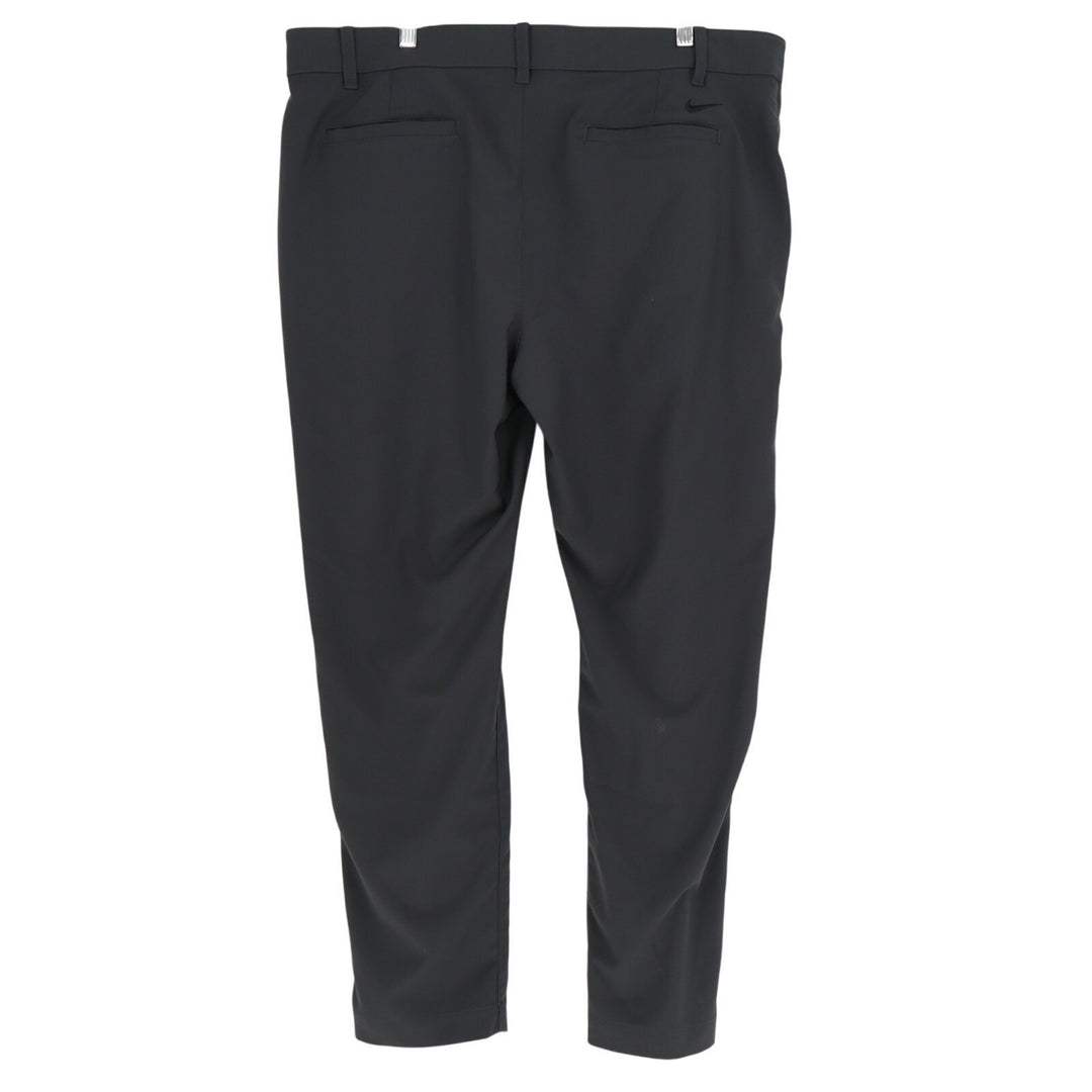 Nike Dri Fit Chino Pants Mens 40x32 Black Stretch Straight Leg Golf Performance